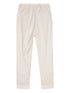 lurex chambray slim trousers